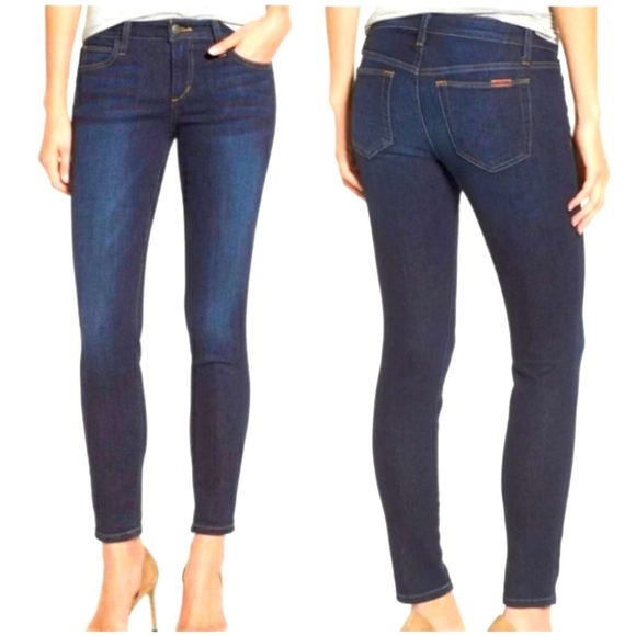 Joe’s Jeans Rikki Ankle Skinny Denim Blue Jeans Mid-Dark Wash Size 25 - Picture 1 of 6